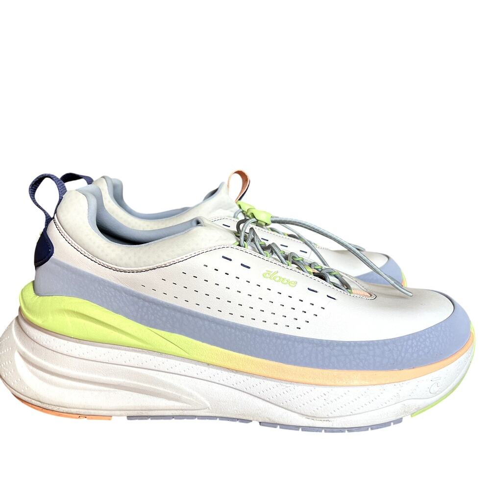 Clove Unisex Forte 2 Lilac Peach Melon Nursing Sneakers Size W 11.5 M 10 - Picture 2 of 7